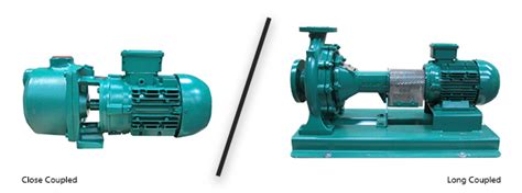 example of centrifugal pump|close coupled pump vs long.